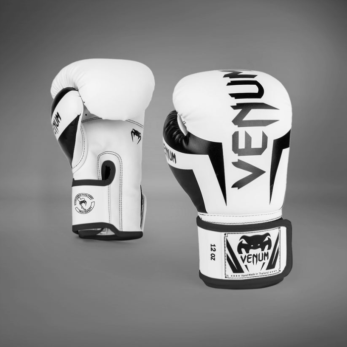 Боксови Ръкавици - Venum Elite Boxing Gloves - White/Black​